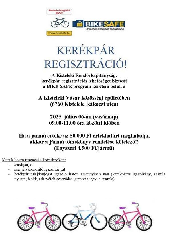bikesafe 2025.07.06.  kistelek
